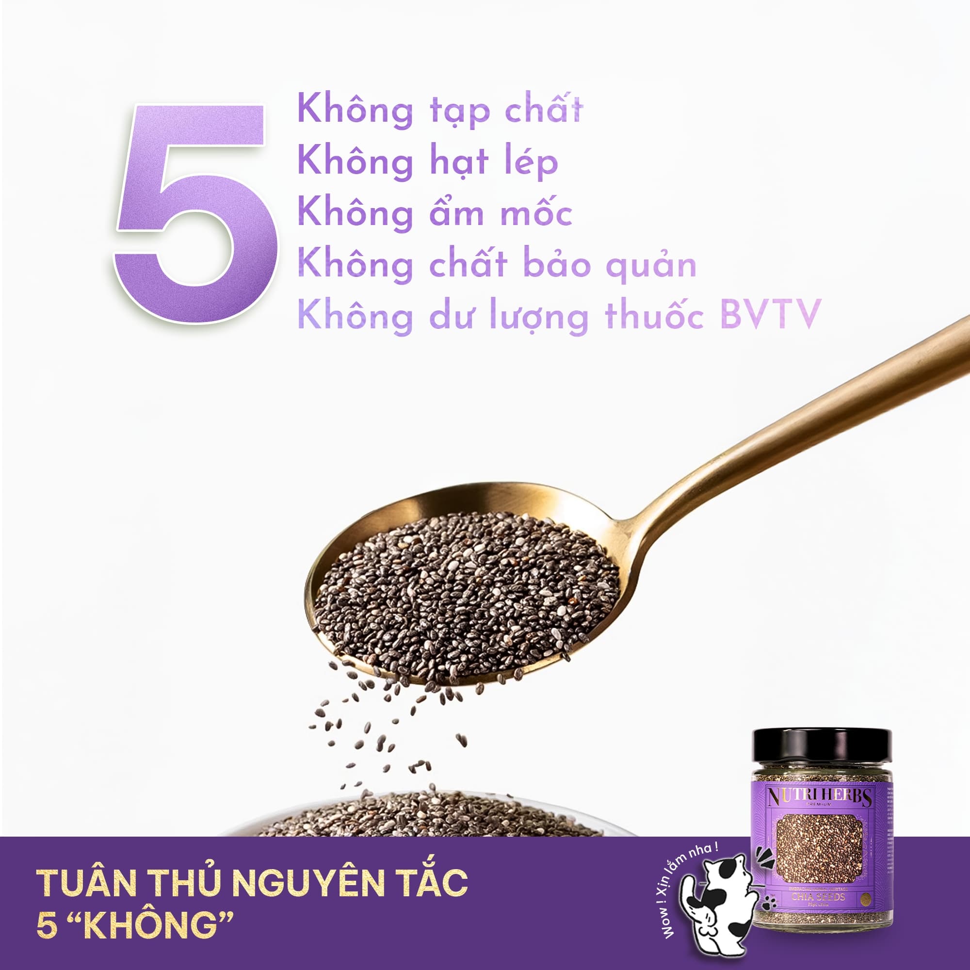 Hướng Dẫn Sử Dụng Hạt Chia Đen Nutri Herbs