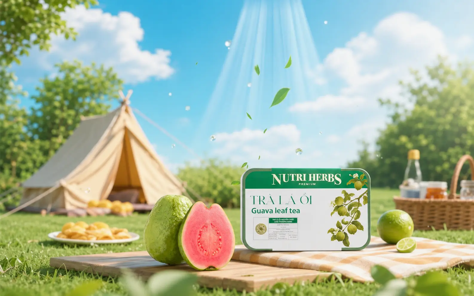Trà Lá Ổi Premium NutriHerbs